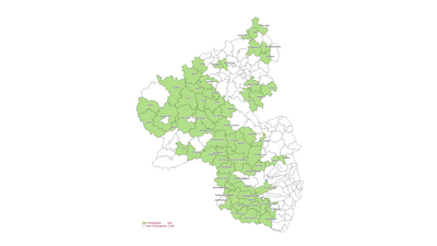 Karte der antragsberechtigten Kommunen Karte der antragsberechtigten Kommunen